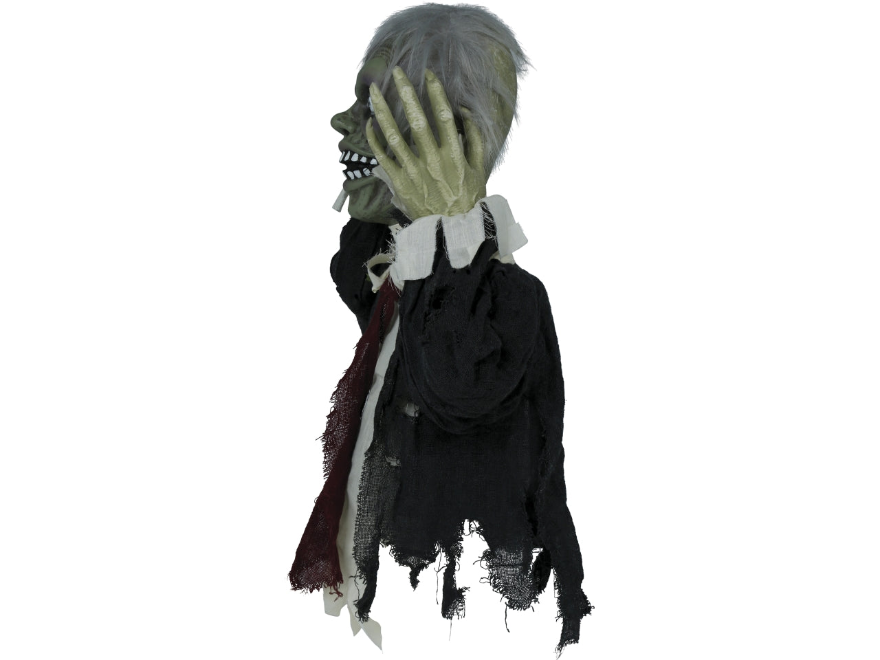 Zombie busto 55cm con luce suono e movimento