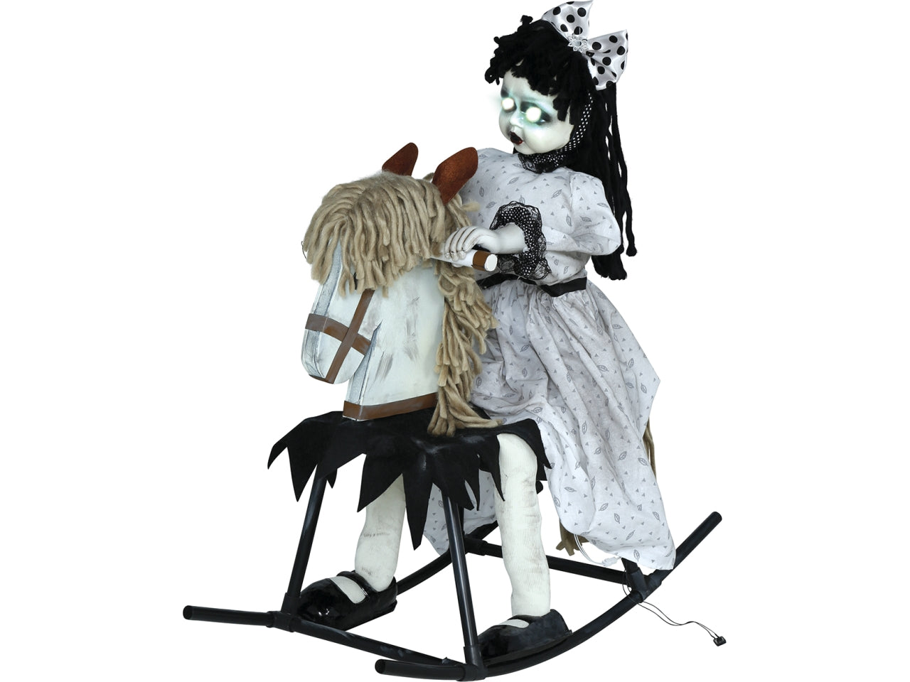 Bimba a cavallo 70cm con luce suono movimento