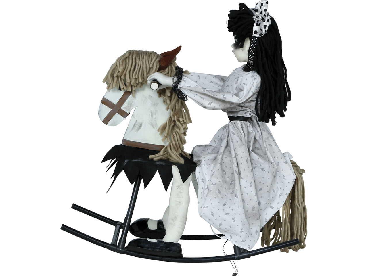 Bimba a cavallo 70cm con luce suono movimento