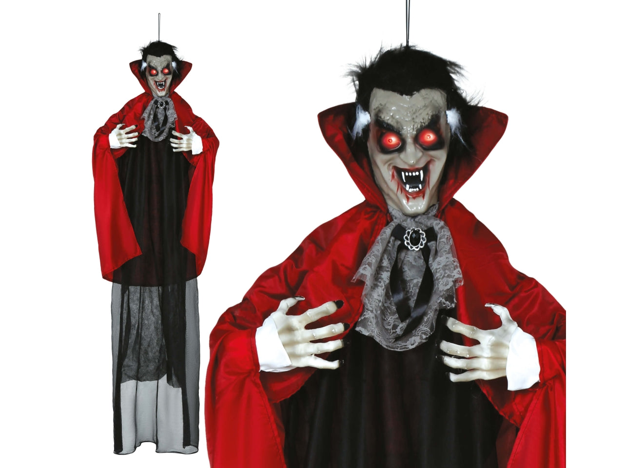 Vampiro180cm da appendere con luce suono e movimento