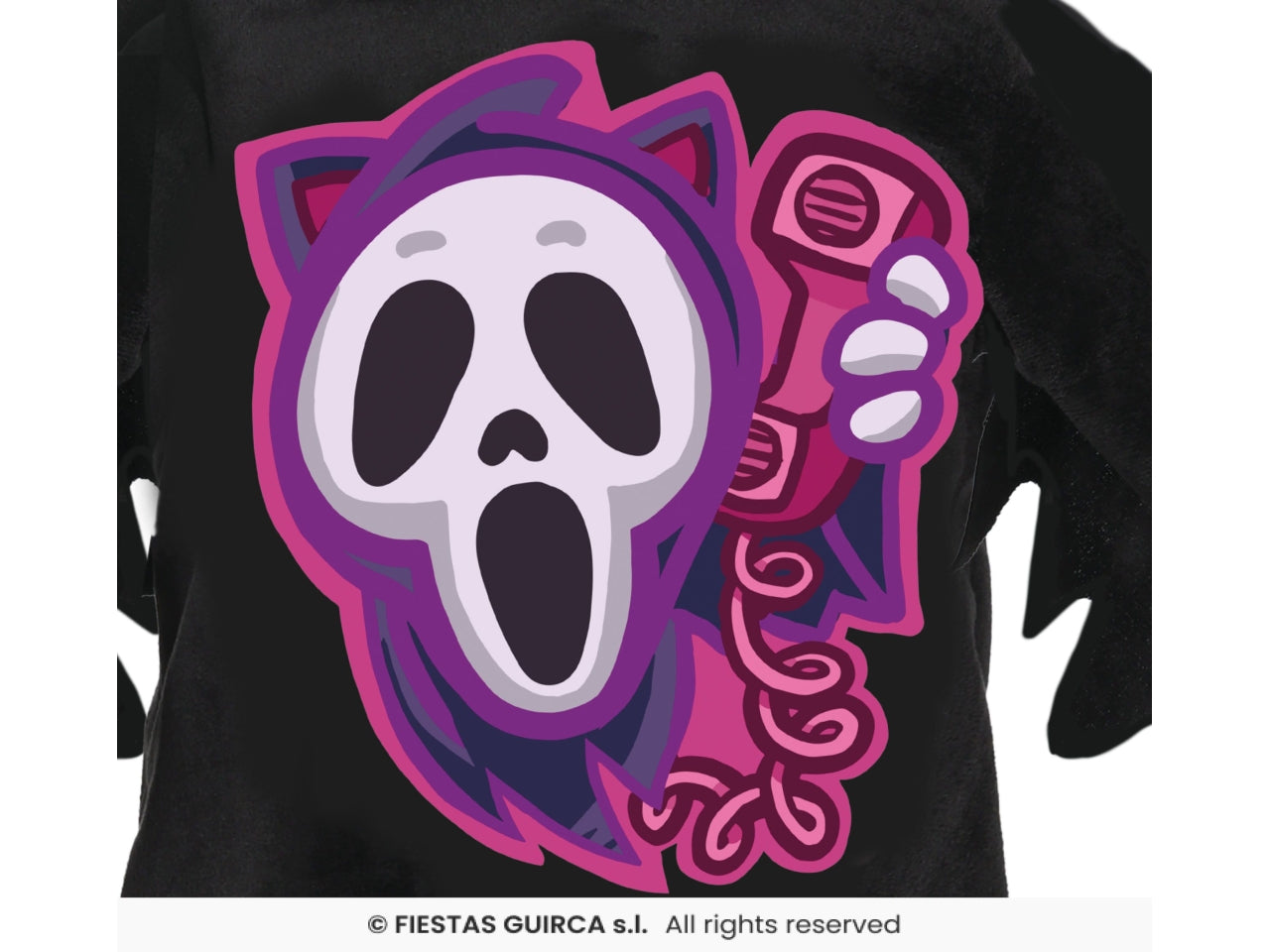 Costume baby fantasma nero 18/24 mesi