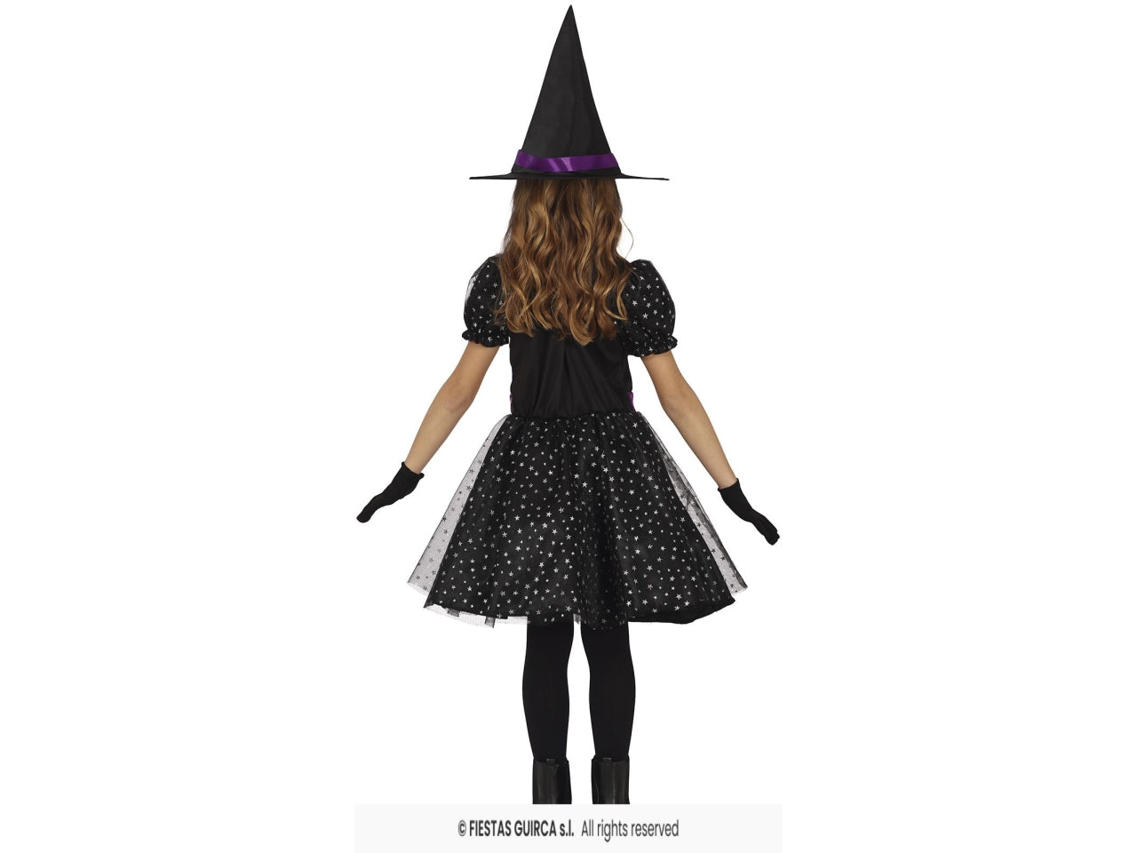 Costume streghetta nera 5/6 anni