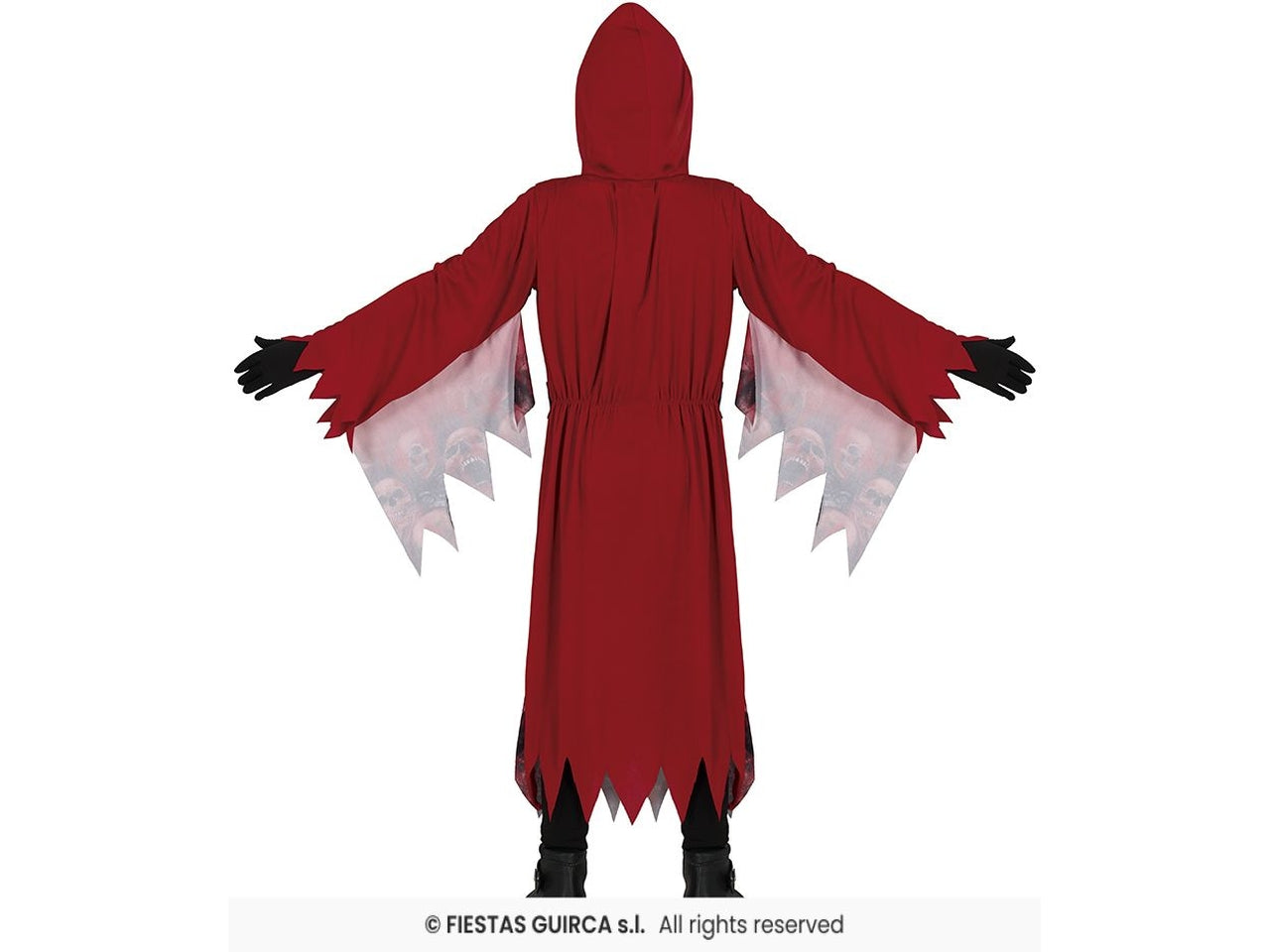 Costume red reaper 10/12 anni
