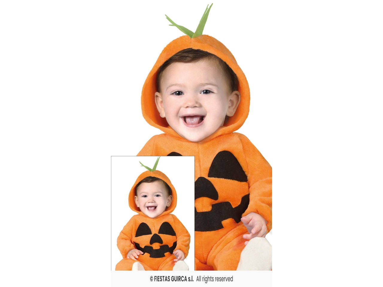 Costume baby zucca 2/3 anni