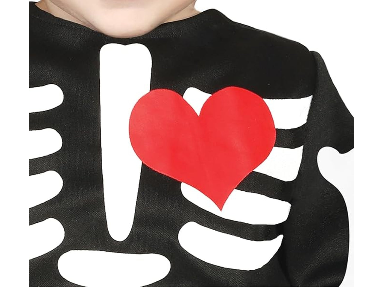 Costume baby scheletro 2-3anni