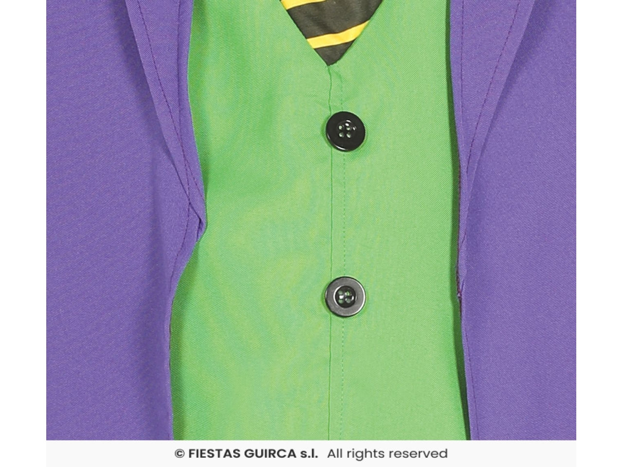 Costume buffone pazzo 3/4 anni