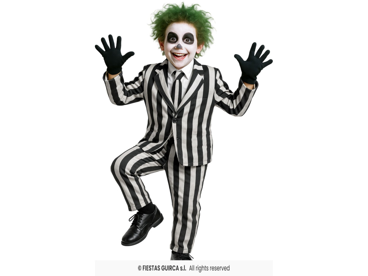 Costume ghost skeleton suit 10/12 anni