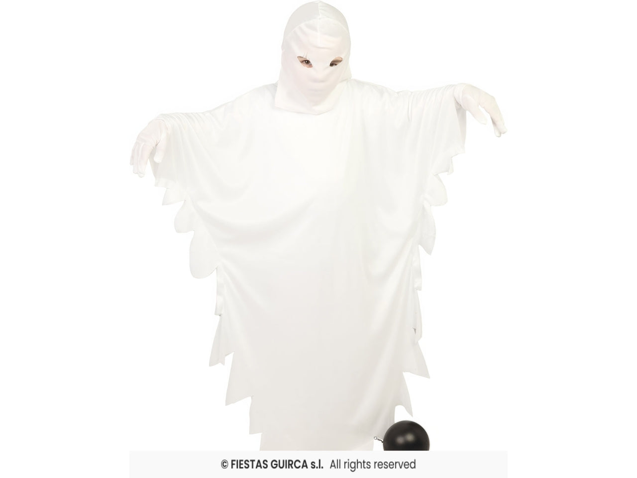 Costume fantasma 5/6 anni