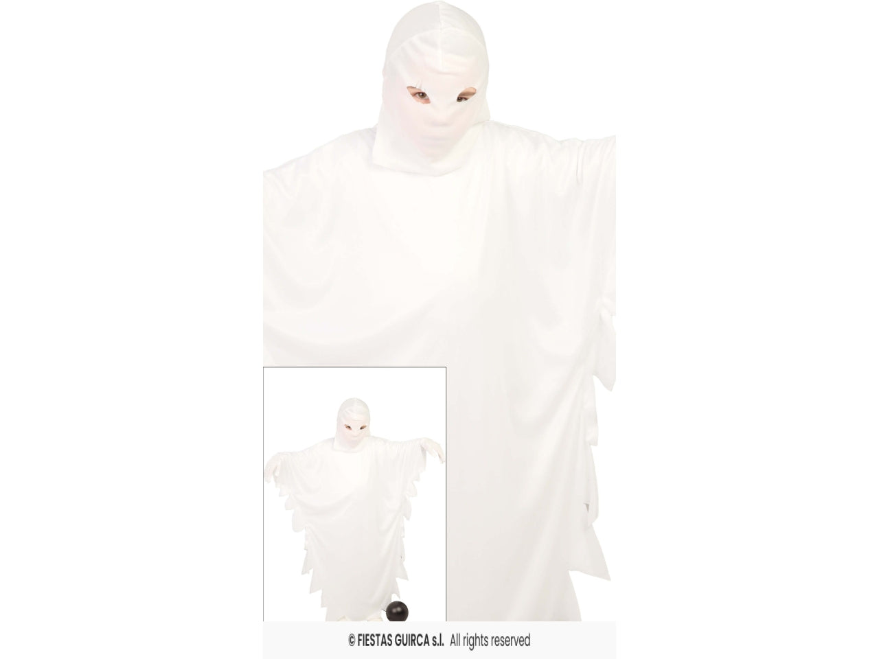 Costume fantasma 7/9 anni