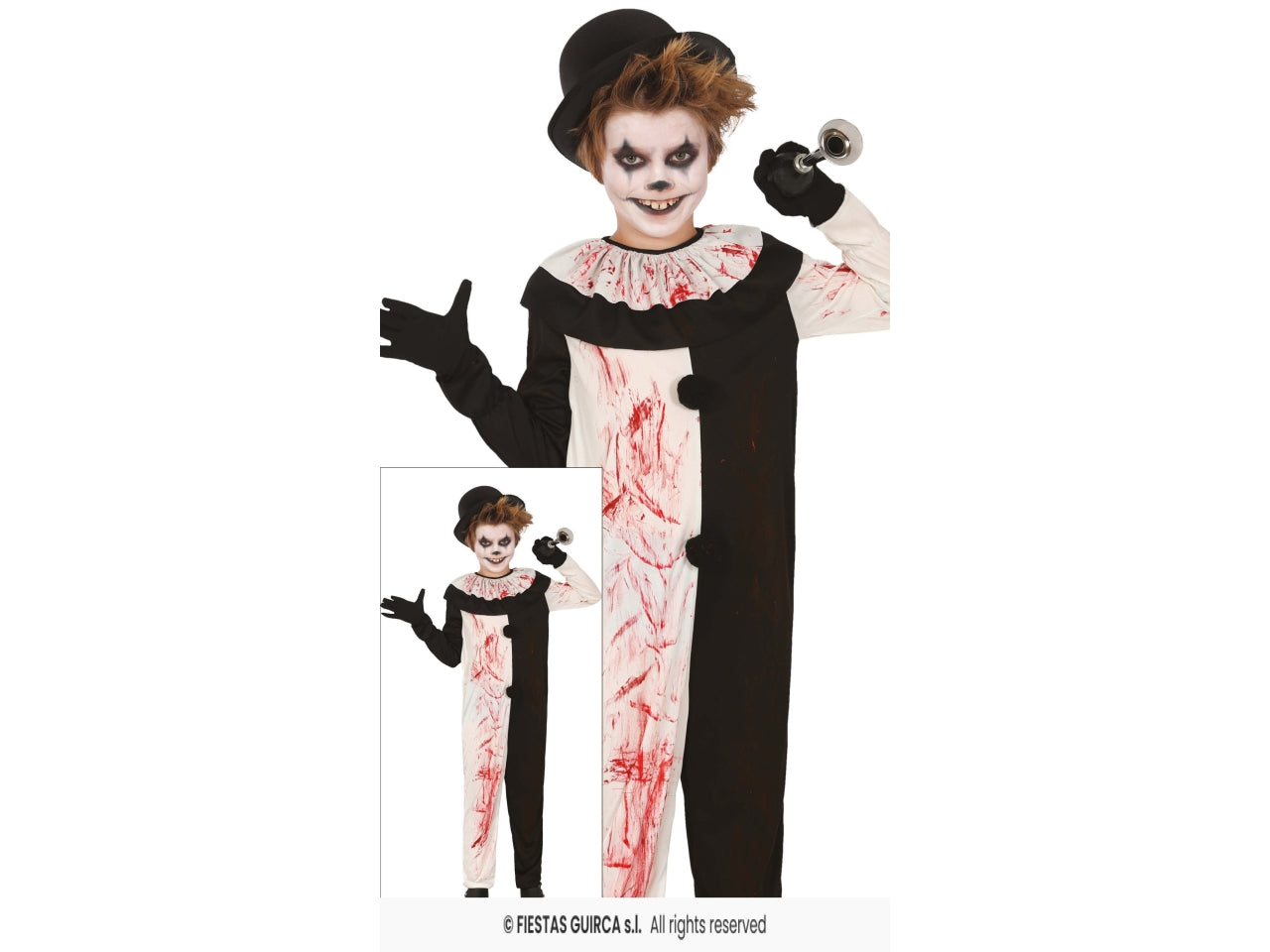 Costume clown terrorific 5/6 anni
