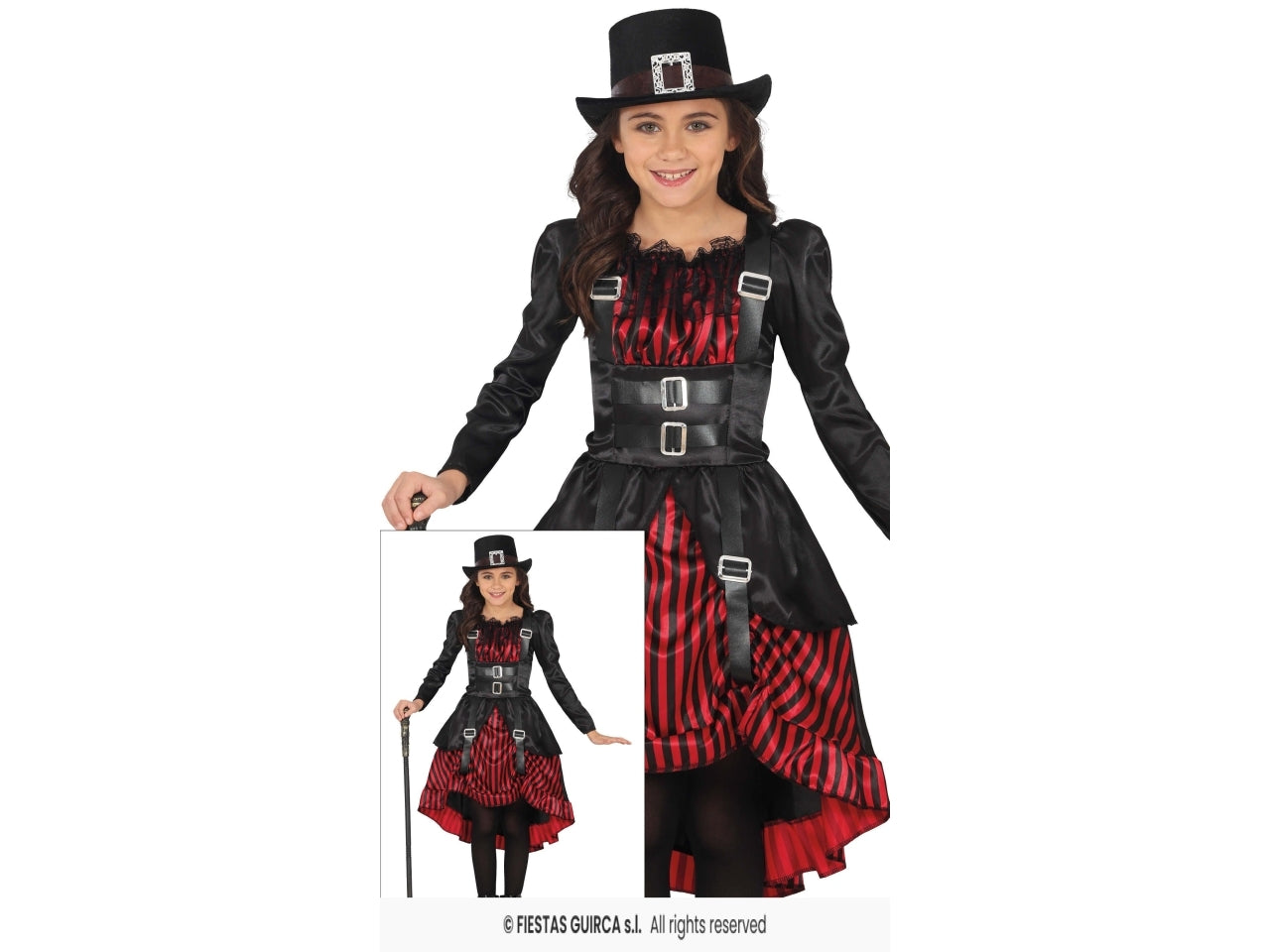 Costume gothic girl 7/9 anni