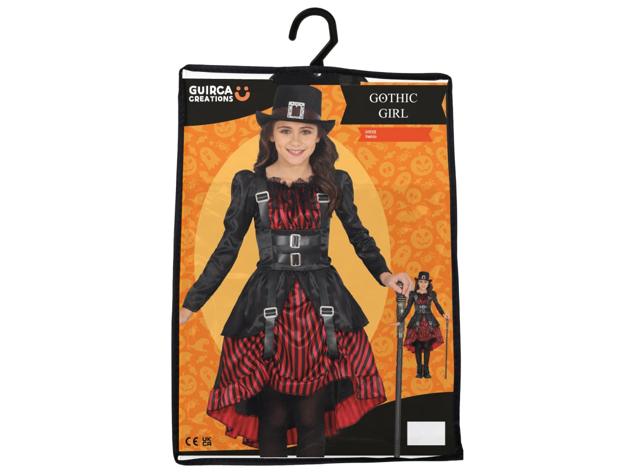 Costume gothic girl 10/12 anni