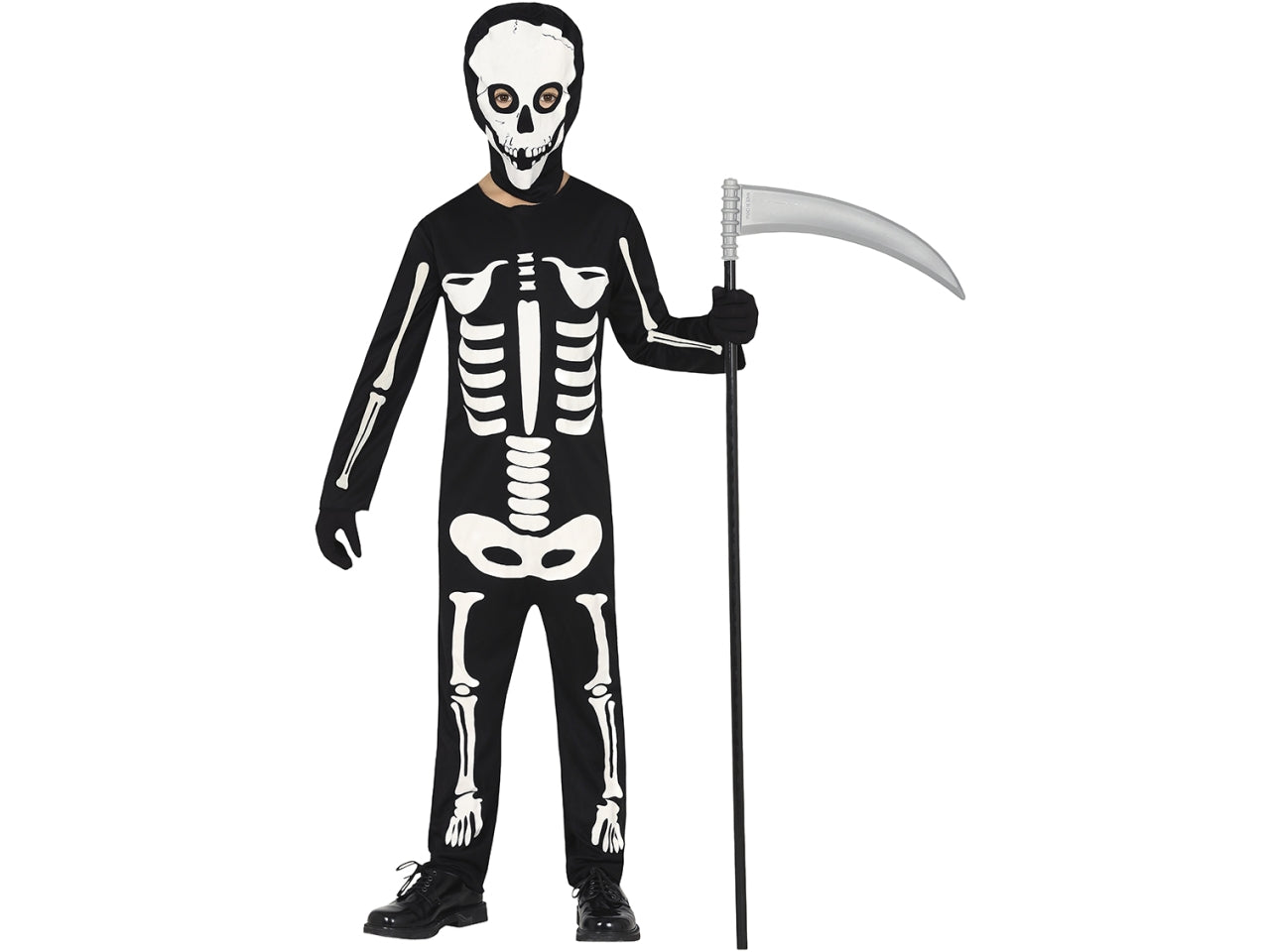 Costume scheletro 7/9 anni