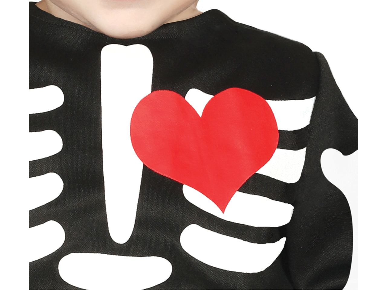 Costume baby scheletro 18/24 mesi