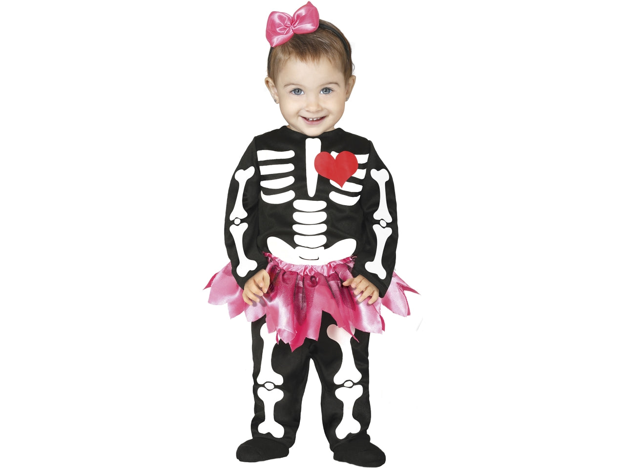 Costume baby scheletro 18/24 mesi