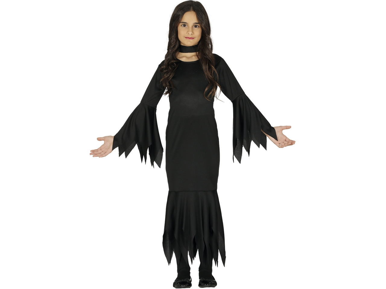 Costume lady mostro nero 5/6 anni