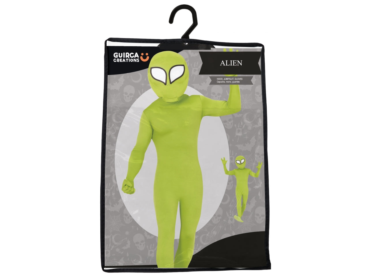 Costume alieno adulto taglia M 48/50