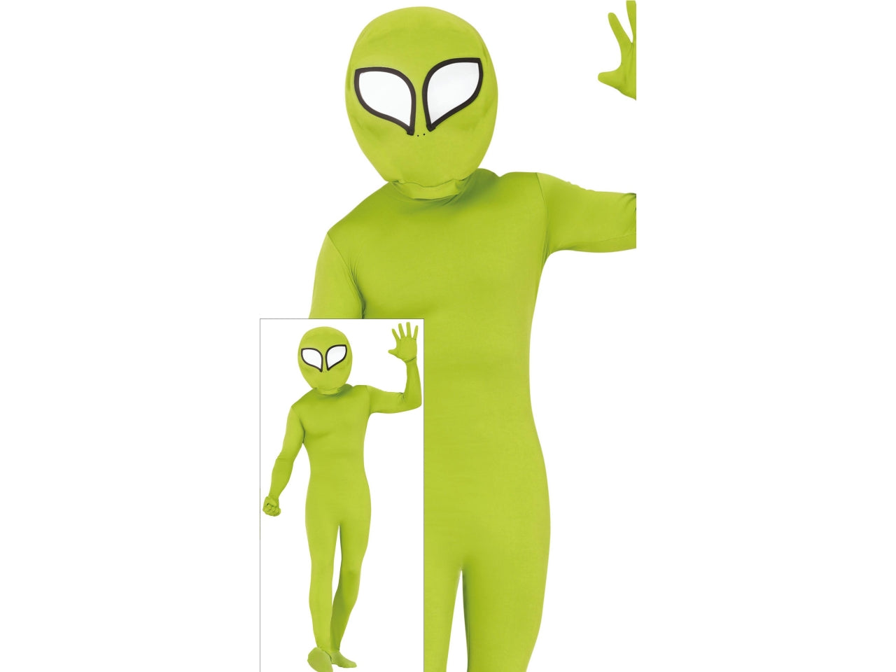 Costume alieno adulto taglia L 52/54