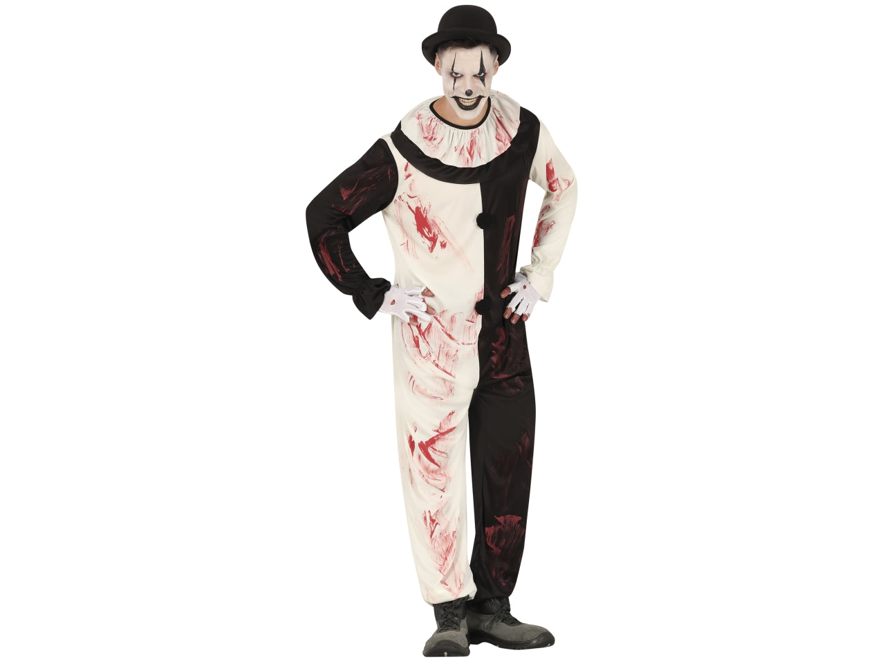 Costume clown terrificante adulto taglia L 52/54