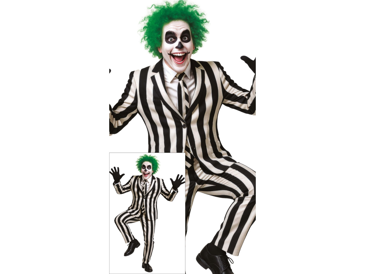 Costume ghost skeleton adulto taglia M48/50