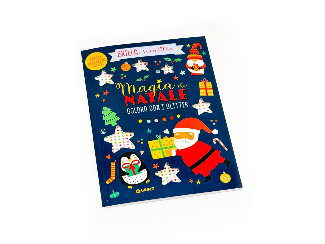 Magia di natale. colora con i glitter