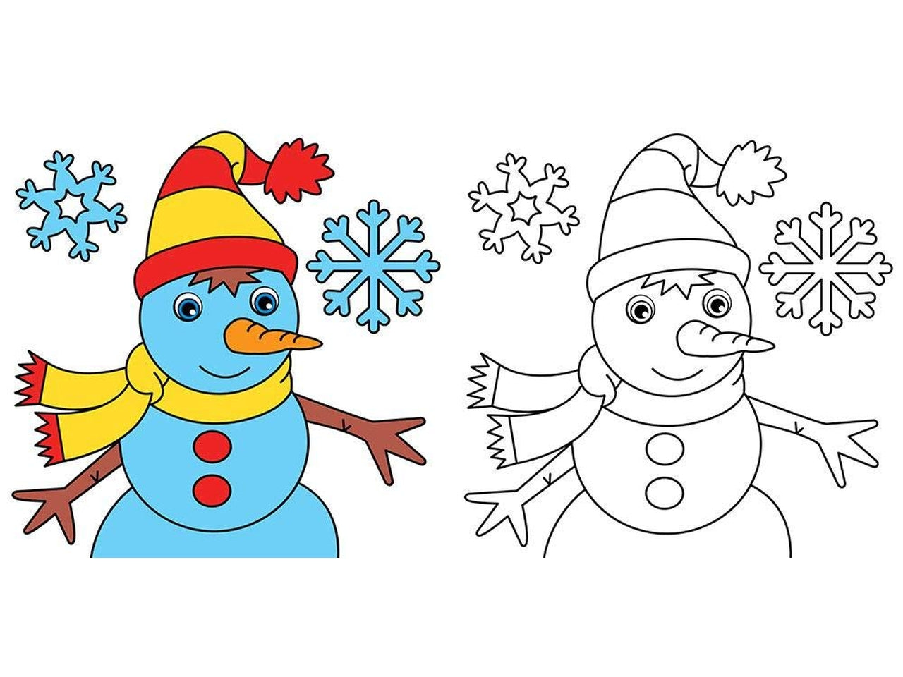 Colorare a natale con pennarelli magici