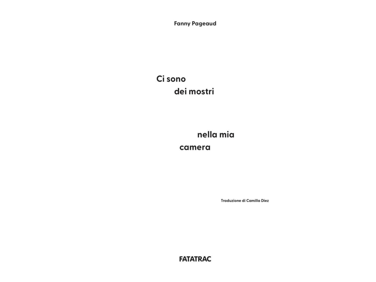 Ci sono dei mostri nella mia camera