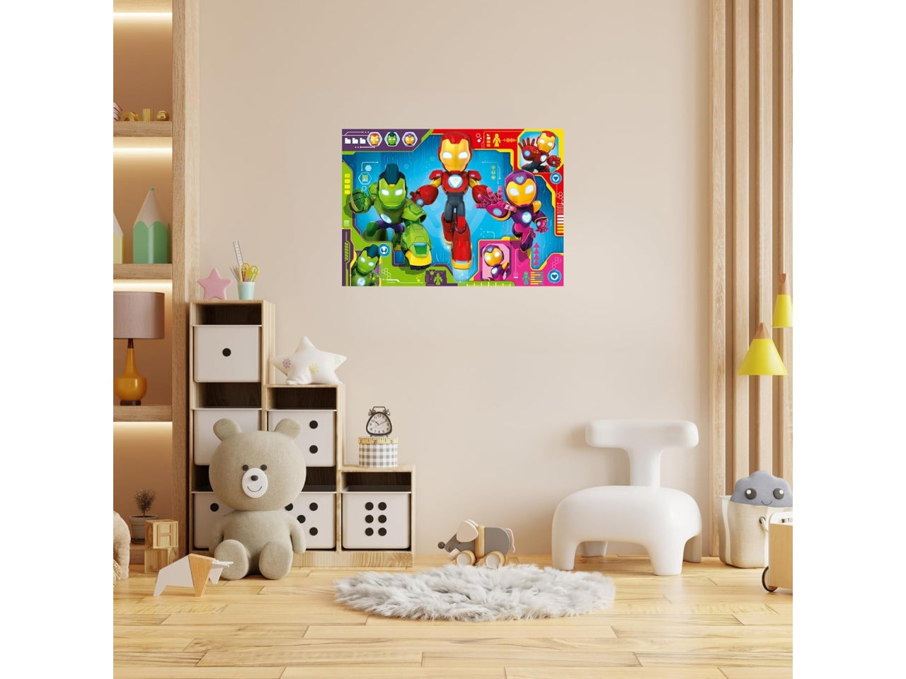 Puzzle 24 pz giant pavimento Iron Man