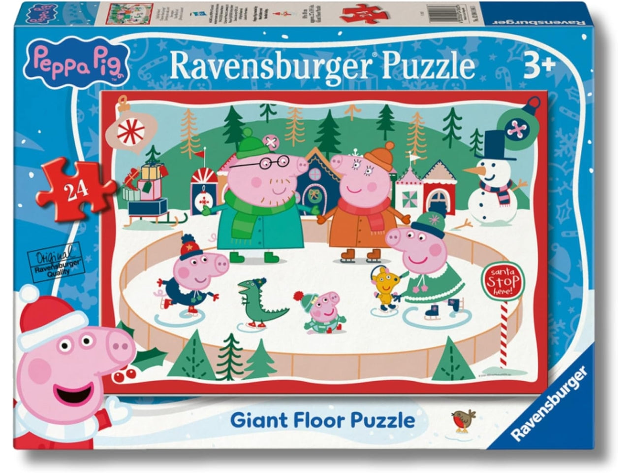 Puzzle 24 pz giant pavimento Peppa Pig