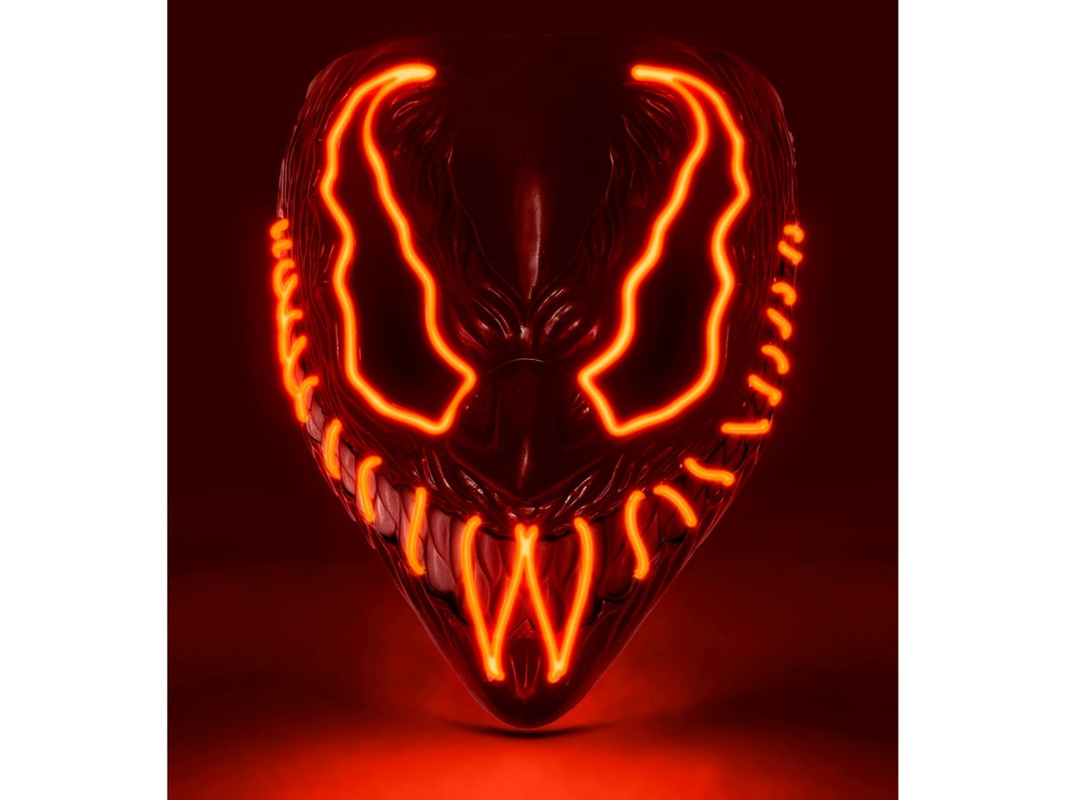 Maschera mostro con led rosso