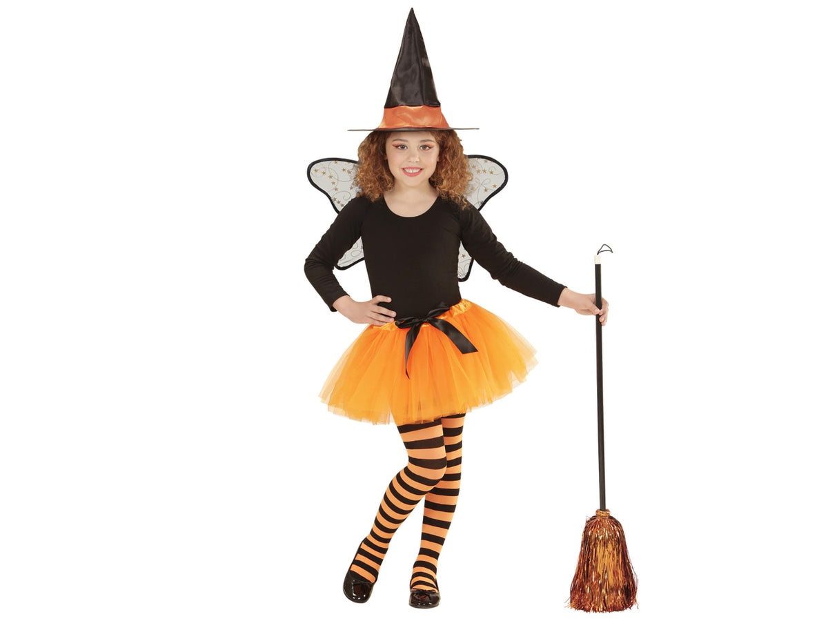 Costume fatina strega tutu, ali e cappello