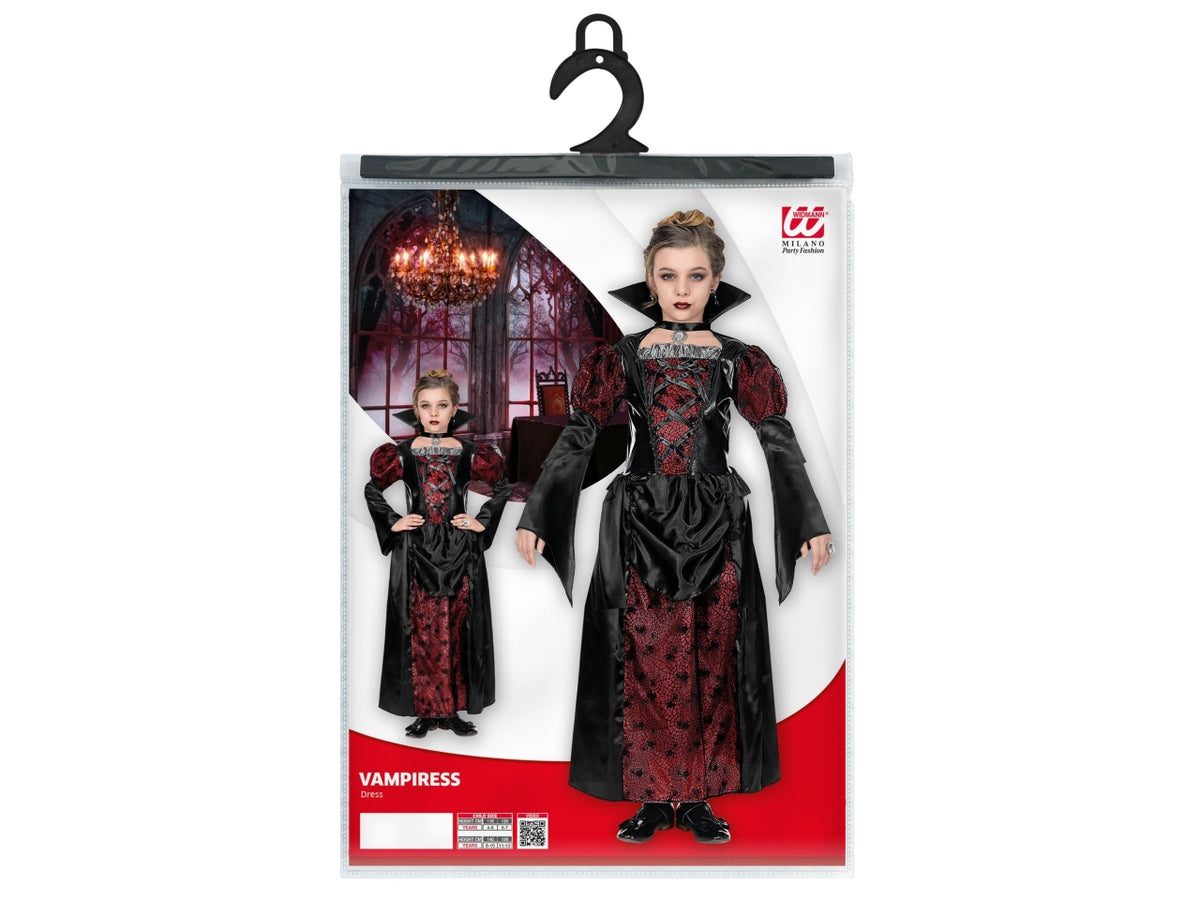 Costume vampiressa 140cm 8-10anni