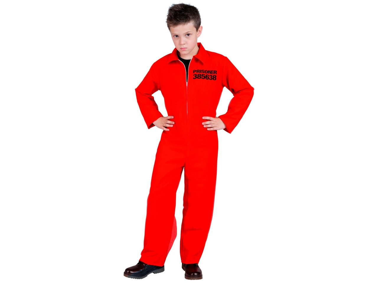 Costume carcerato 128cm 5-7anni