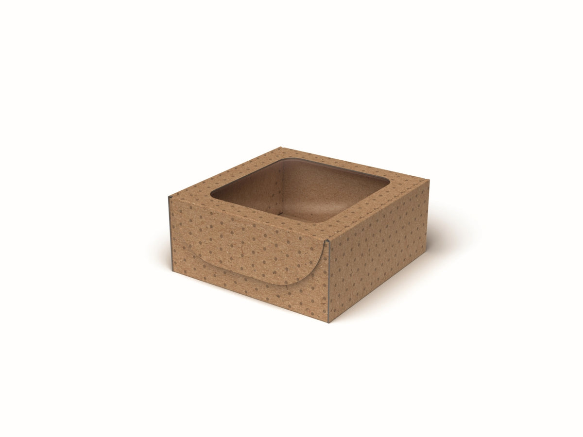 Scatola cofanetto Pois in catone 20,5x22x9,5cm