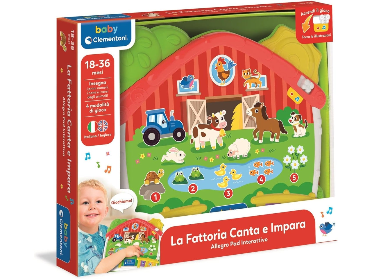 Baby Clementoni La fattoria canta e impara
