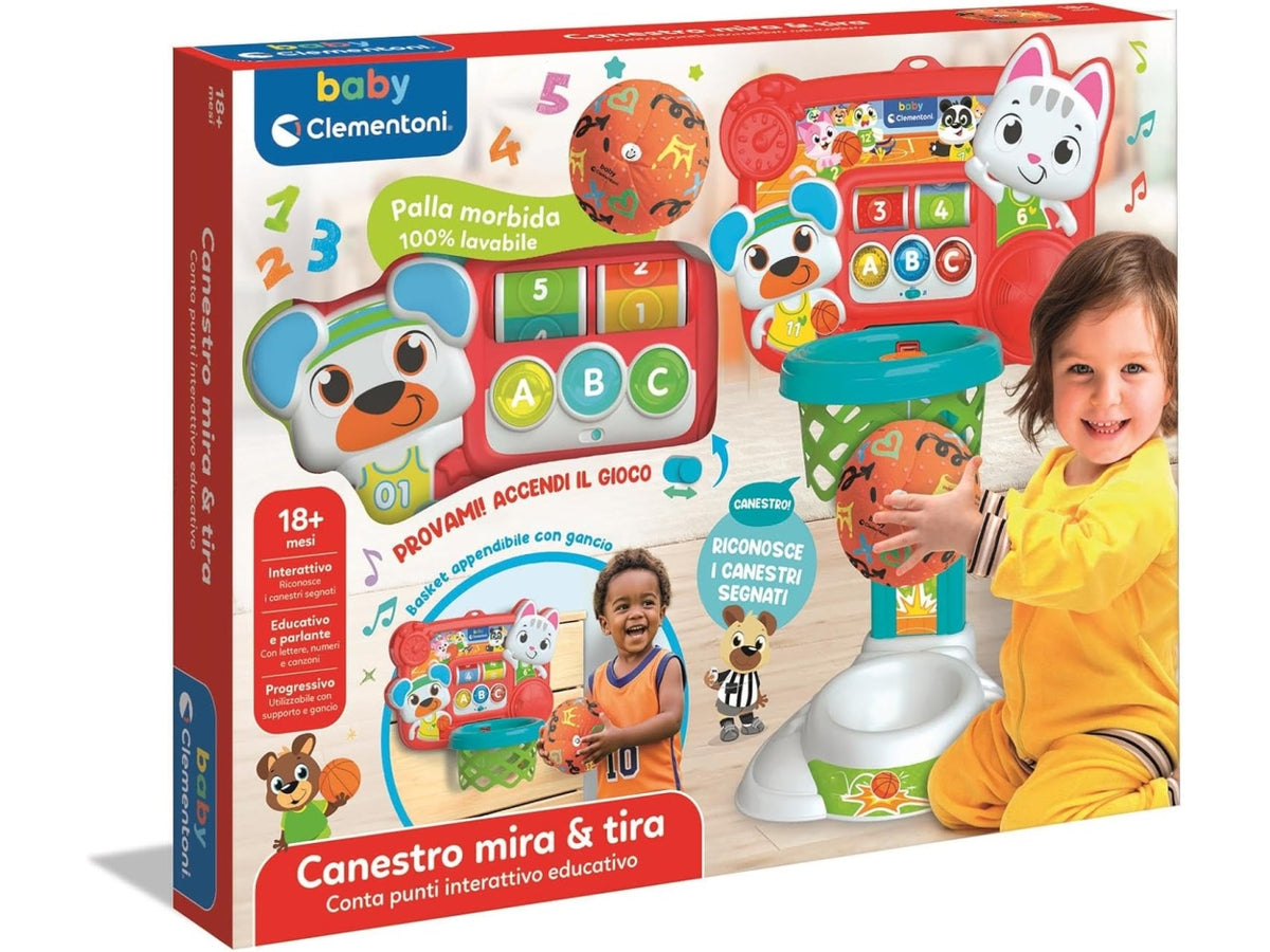 Baby Clementoni Canestro mira e tira
