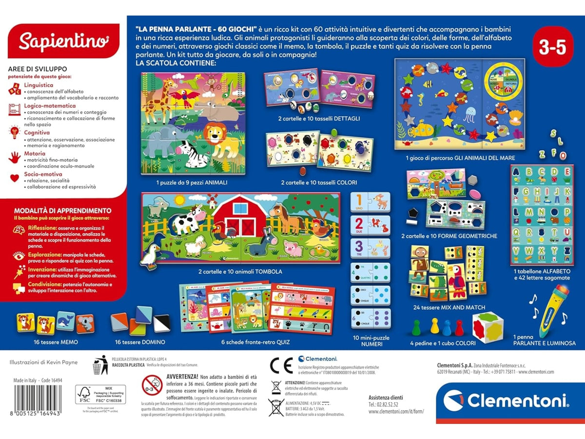 Sapientino Penna Parlante 60 Giochi