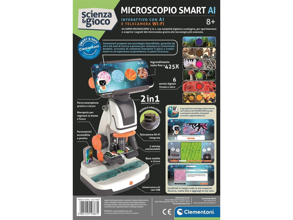 Clementoni microscopio interattivo