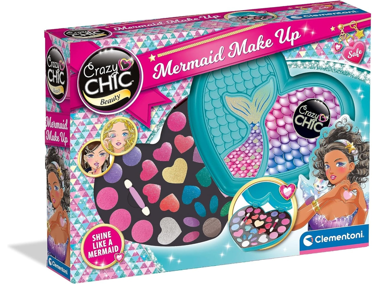 Crazy chic mermaid make up