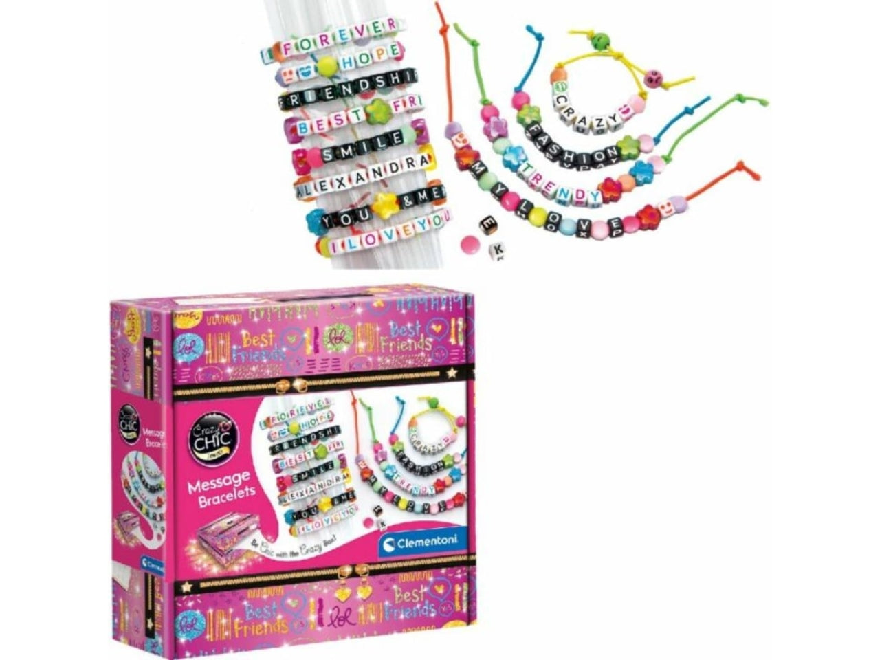 Crazy Chic Message Braccialetti