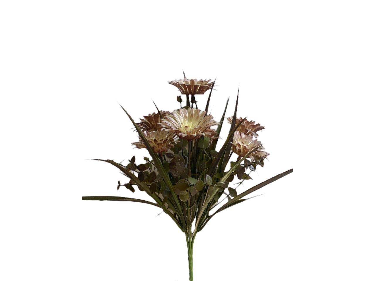 Mazzo succulenta 31cm arancione