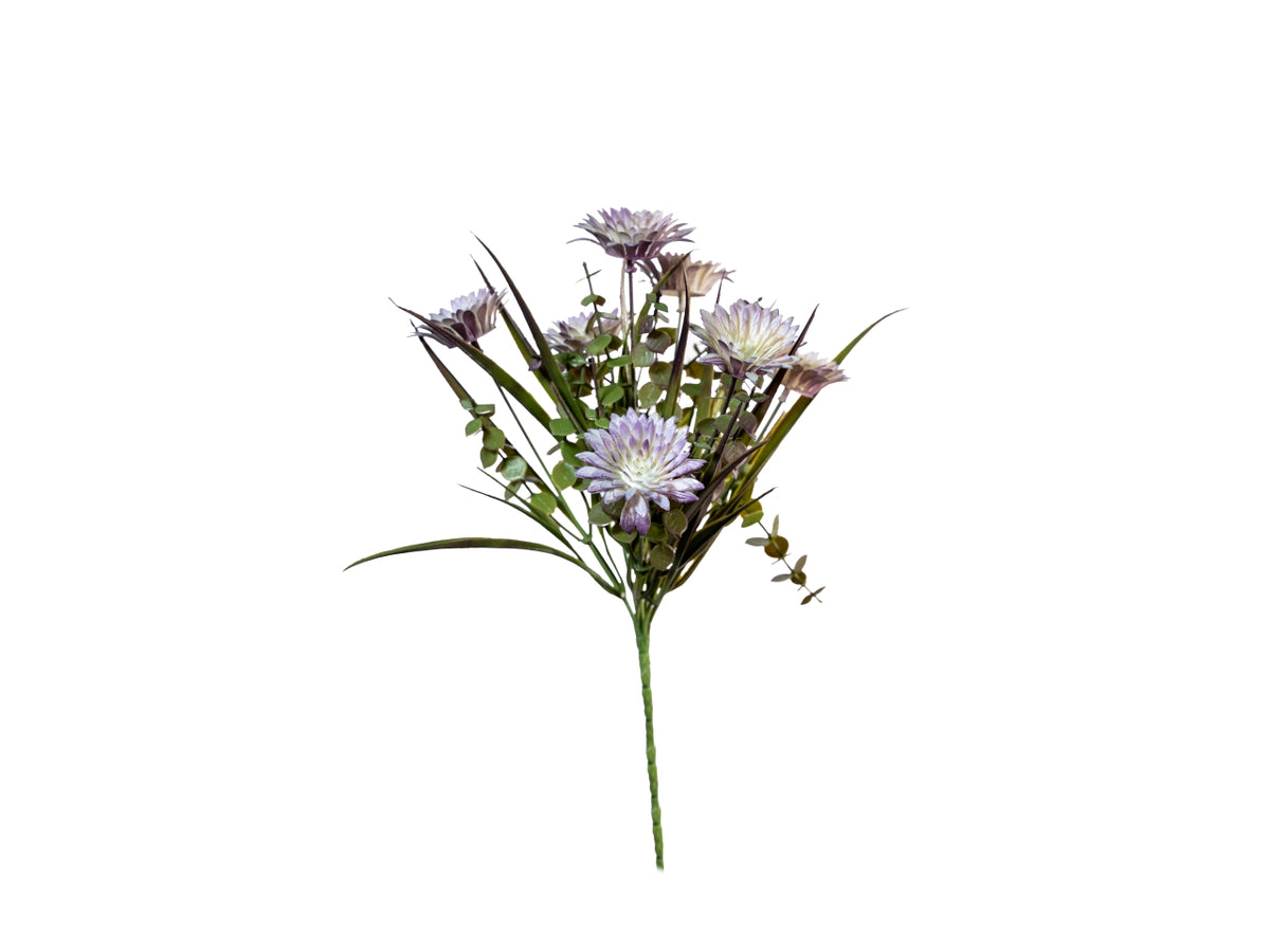 Mazzo succulenta 31cm lilla