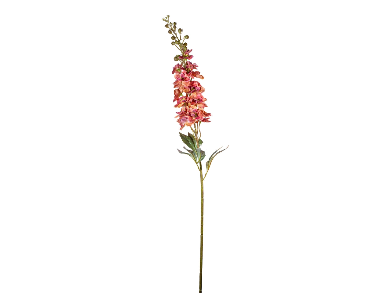 Ramo delphinium 85cm corallo