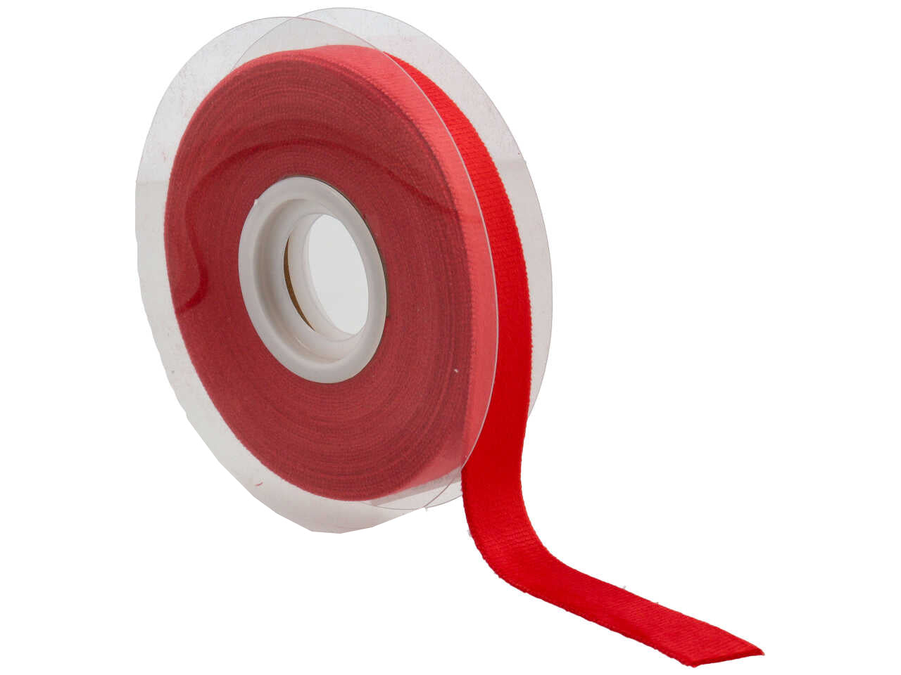 Nastro velluto doppio 15mmx7mt rosso