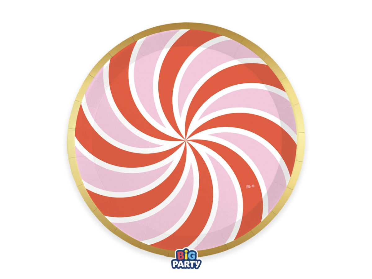 Christmas candy piatti 26cm in confezione da 6 pezzi