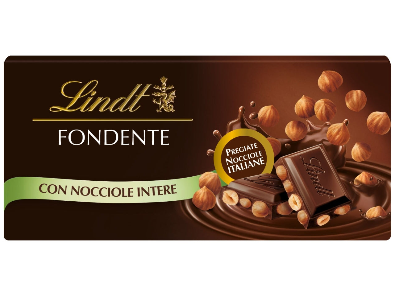 Lindt tavoletta fondente con nocciole intere 100gr