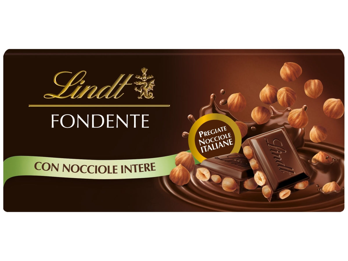 Lindt tavoletta fondente con nocciole intere 100gr