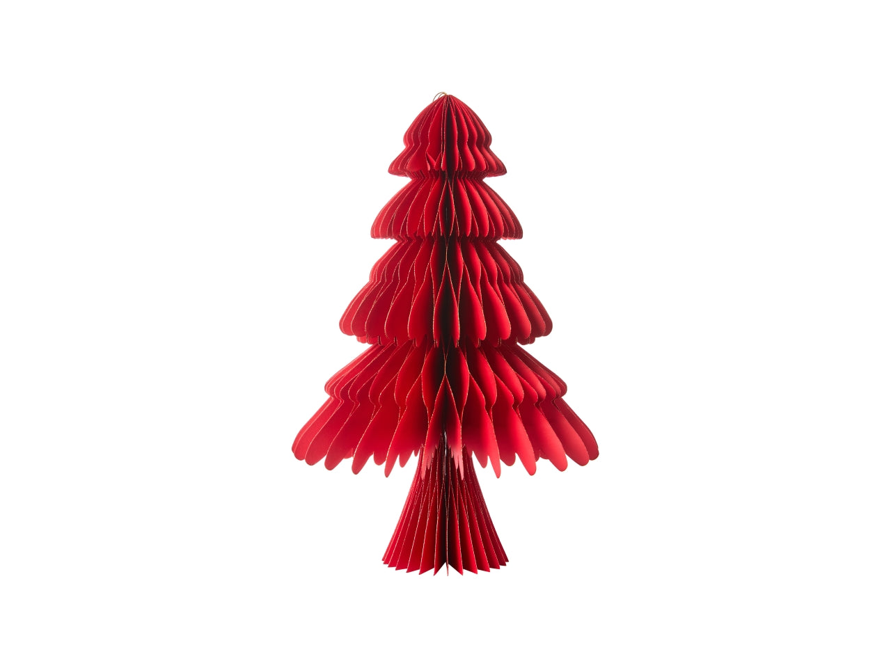 Appendino albero carta 40x26cm rosso