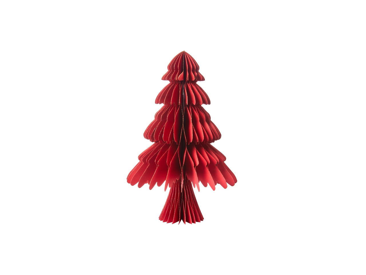 Appendino albero in carta 33x21cm rosso