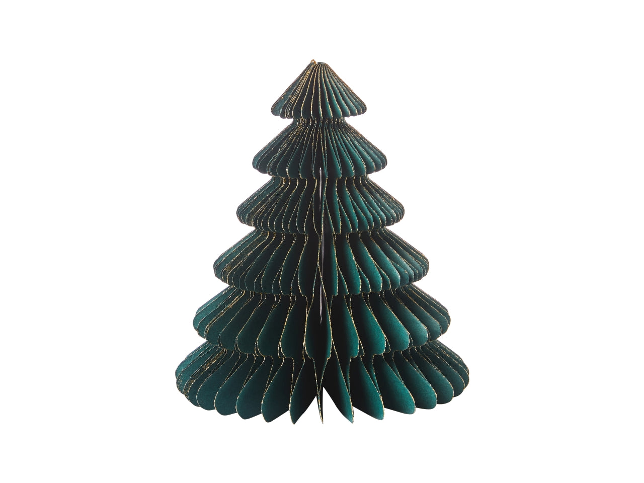 Appendino albero in carta 10cm verde scuro